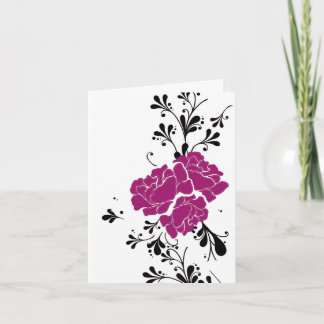 Floral Thank You Card