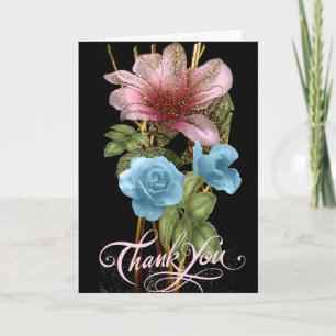 Floral Thank You Card