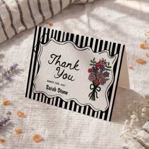 Floral Thank You Card