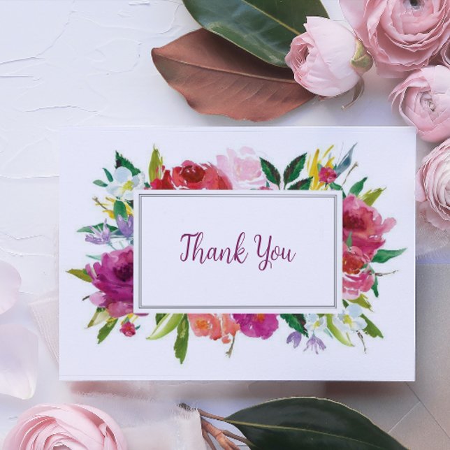 Floral Thank You Card (Creator Uploaded)