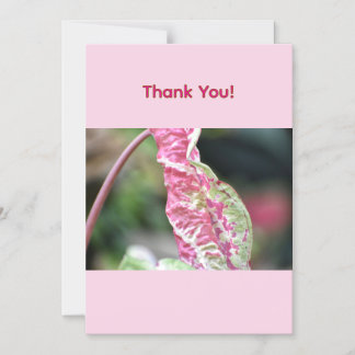 Floral Thank You Card