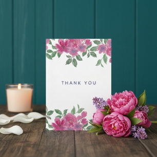 Floral Thank You Card - Printable Card