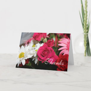 Floral Thank You Note Card
