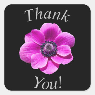 Floral Thank You Sticker / Envelope Seal