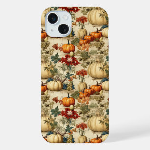 Floral Thanksgiving Vintage Pattern (10) iPhone 15 Plus Case