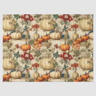 Floral Thanksgiving Vintage Pattern (10) Tissue Paper