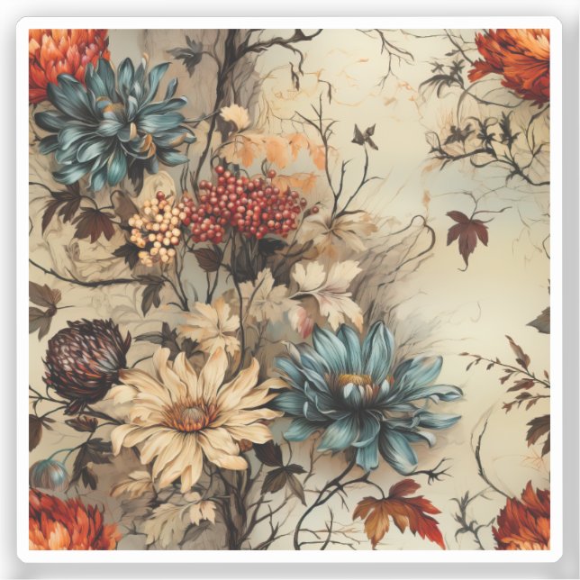 Floral Thanksgiving Vintage Pattern (11) (Front)