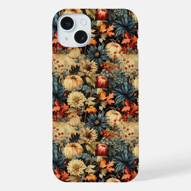 Floral Thanksgiving Vintage Pattern (12) iPhone Case (Back)
