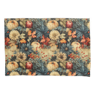 Floral Thanksgiving Vintage Pattern (12) Pillowcase