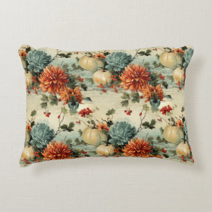 Floral Thanksgiving Vintage Pattern (1) Decorative Cushion