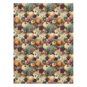 Floral Thanksgiving Vintage Pattern (8) Tablecloth