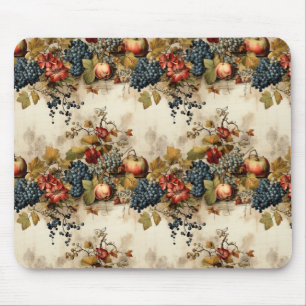 Floral Thanksgiving Vintage Pattern (9) Mouse Pad