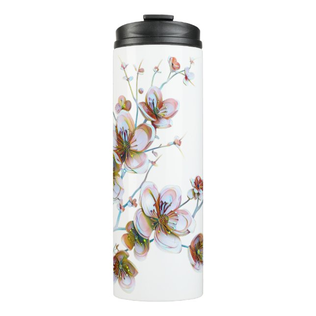 Floral thermal tumbler (Front)