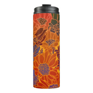 Floral Thermal Tumbler