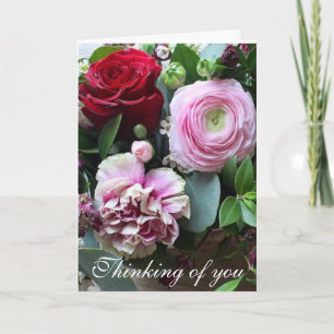 Floral Thinking of You Card