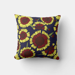 Floral Throw Pillow