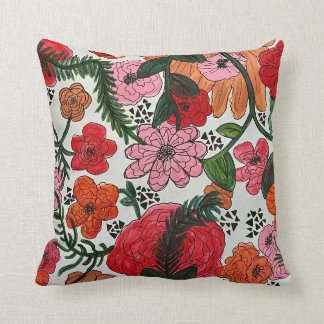 Floral Throw Pillow