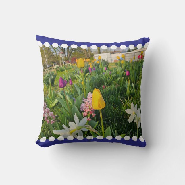 Floral Throw Pillow (Front)
