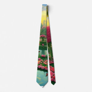 Floral tie
