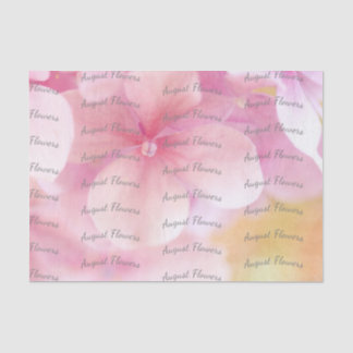 Floral Tissue Paper Florist Pink Flower