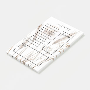 Floral To-Do List Post-it Notes