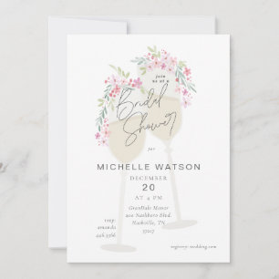Floral Toast Invitation