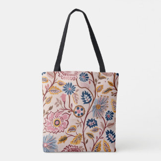 Floral tote bag