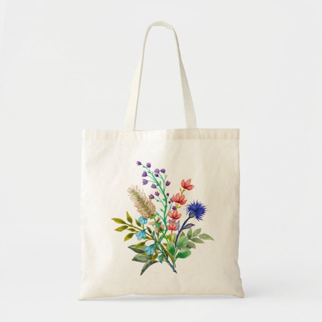 Floral  tote bag (Front)