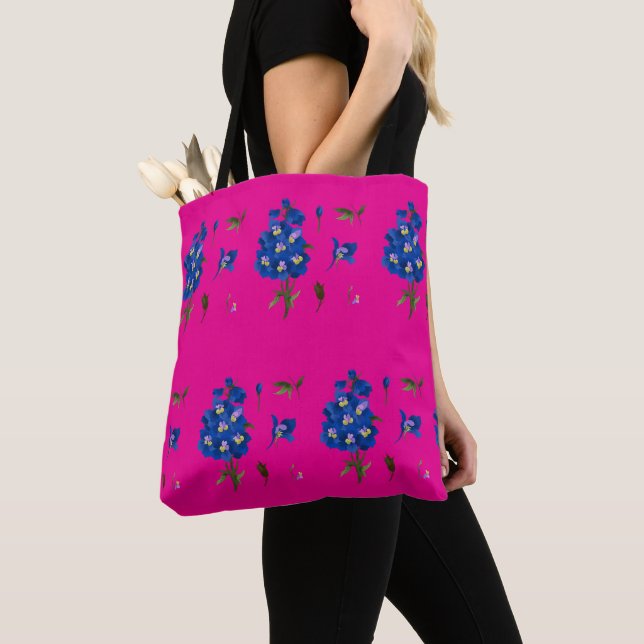 Floral Tote Bag (Close Up)