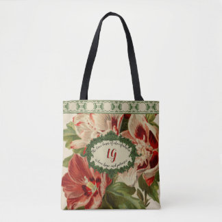 Floral Tote Bags Grandmother's Garden