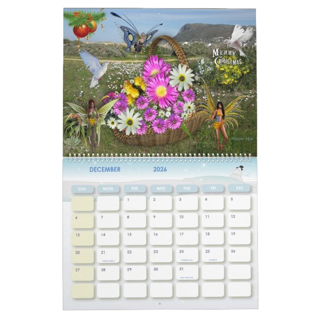 Floral Treasures Calendar (Dec 2026)