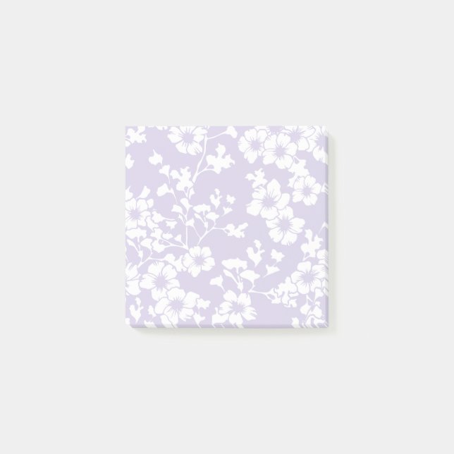 Floral Trellis - Dusty Lavender Post-it Notes (Front)