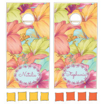 Floral Tropical Flower Hibiscus Illustrations