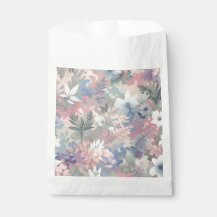 Floral/Tropical spring/easter pastel Favour Bags