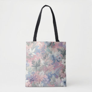 Floral/Tropical spring/easter pastel Tote Bag
