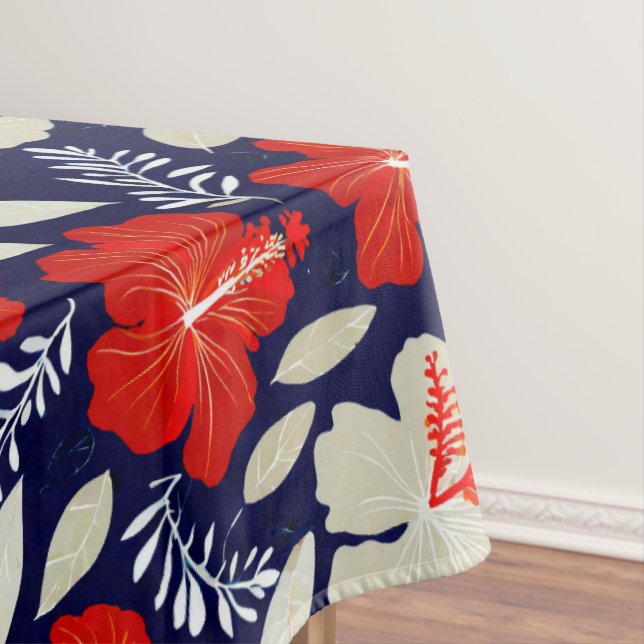 Floral tropical tablecloth (In Situ)