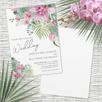 Floral Tropical Wedding