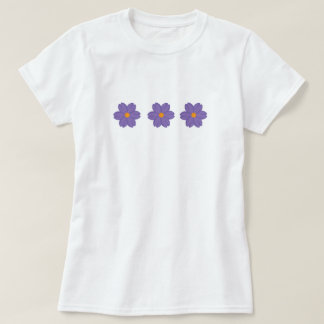 floral tshirt,purple wildflower  flower  T-Shirt