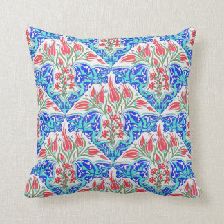 Floral Turkish Tile Design Cushion
