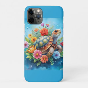 Floral Turtle Case-Mate iPhone Case