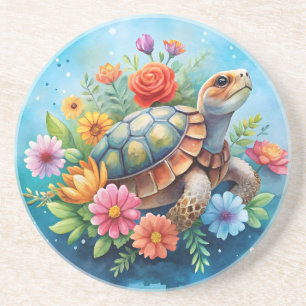 Floral Turtle Coaster