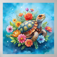 Floral Turtle