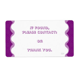 Floral U Pick Colour/Lost & Found Personal Item