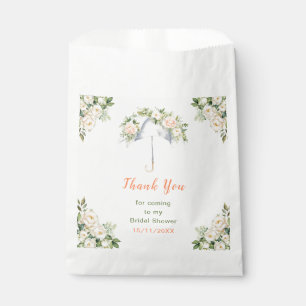 Floral Umbrella Bridal Shower Favour Bags