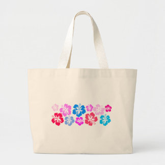Floral und pink large tote bag