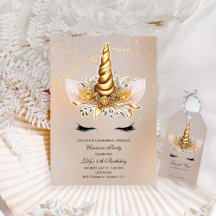 Floral Unicorn birthday party