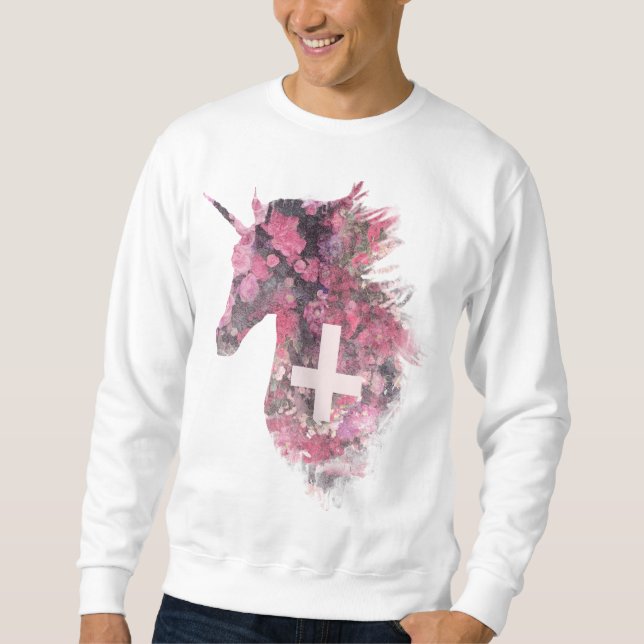 Floral Unicorn Sweatshirt (Front)