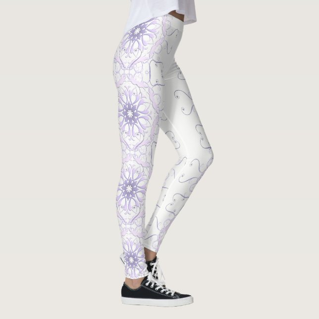 floral victorian lace. leggings (Right)