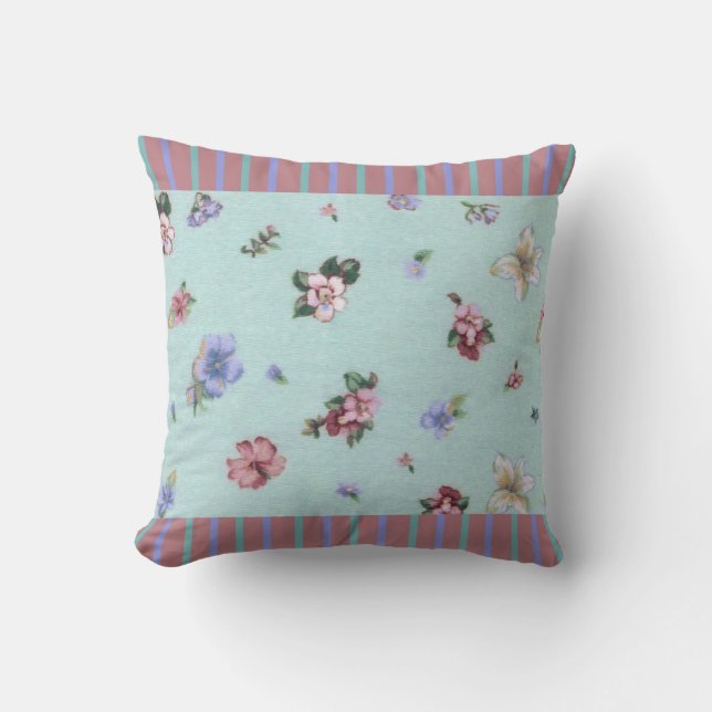Floral Victorian Pillow (Front)
