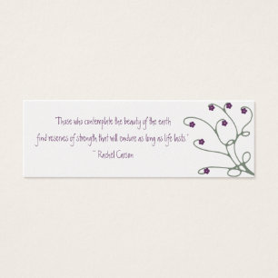 Floral Vine Swirls - Bookmark